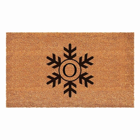 Calloway Mills Monogram Door Mat, Black, Natural, 30 in W x 48 in L 108793048O